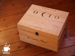 チリの「コノスル」のワイン木箱