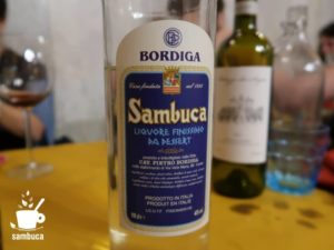 イタリアで飲んだ「BORDIGA」サンブーカ