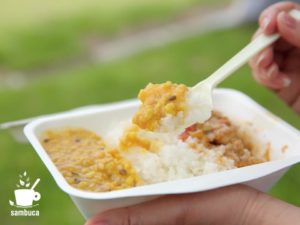 「クラフトフェアまつもと」で食べたカレーライス