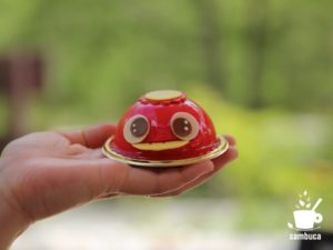 ピンクのかっぱムース（上高地ルミエスタホテル）