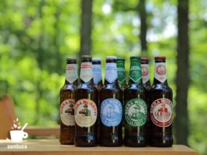 モレッティのビールを飲み比べ
