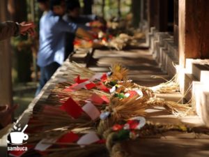 神社でお祓いをしてもらった注連飾り