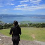 立石公園から眺める諏訪湖
