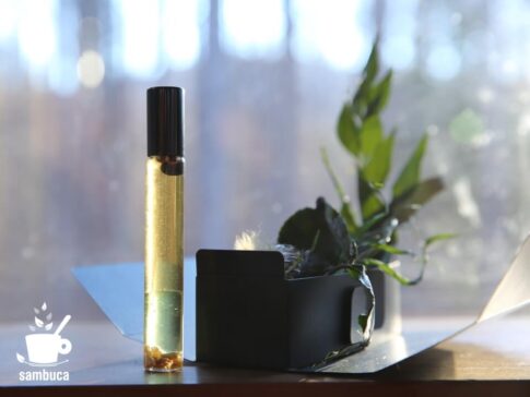 camino natural labの調香体験ワークショップで作った植物香水